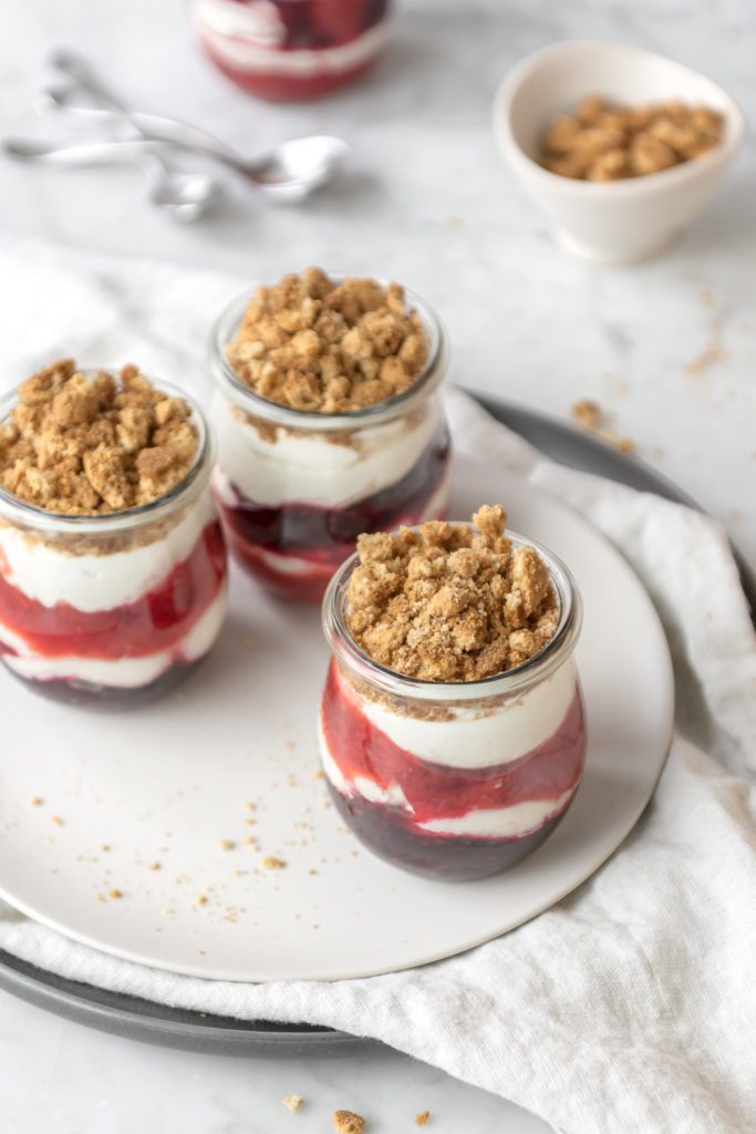 no-bake cheesecake parfait