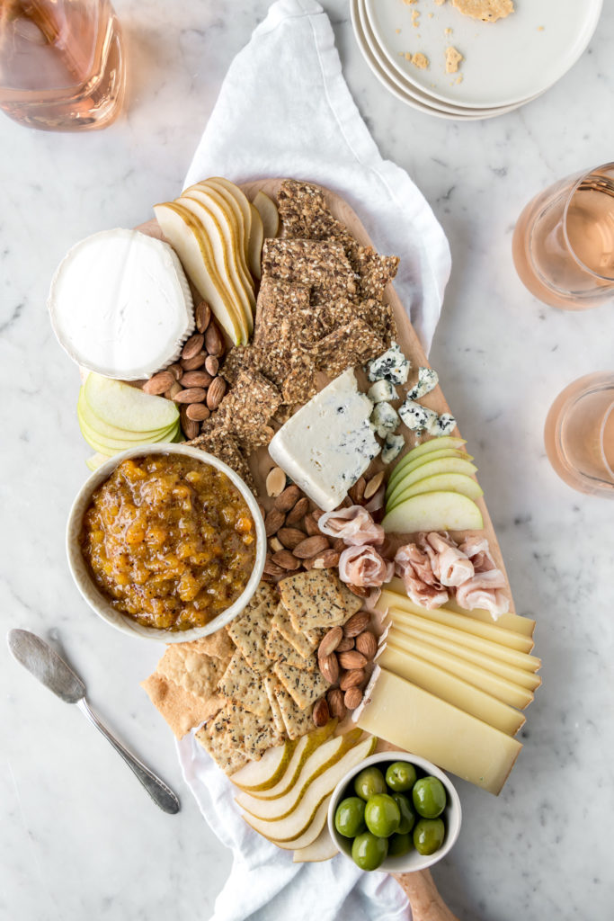 apricot mostard recipe with cheese platter