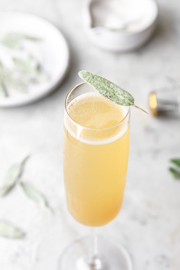 honey pear sage bellini