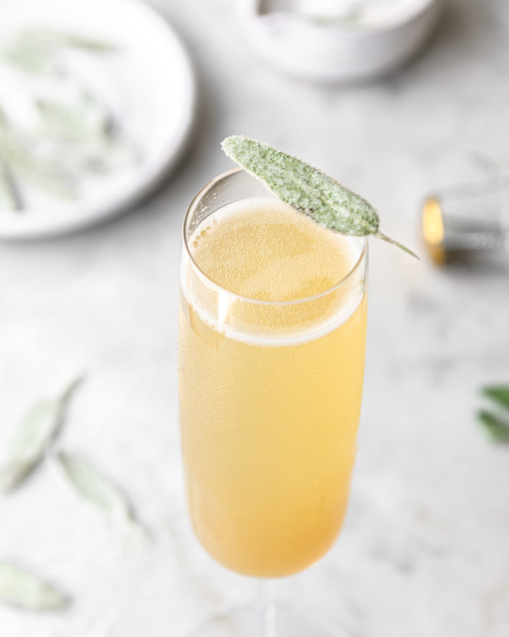 honey pear sage bellini