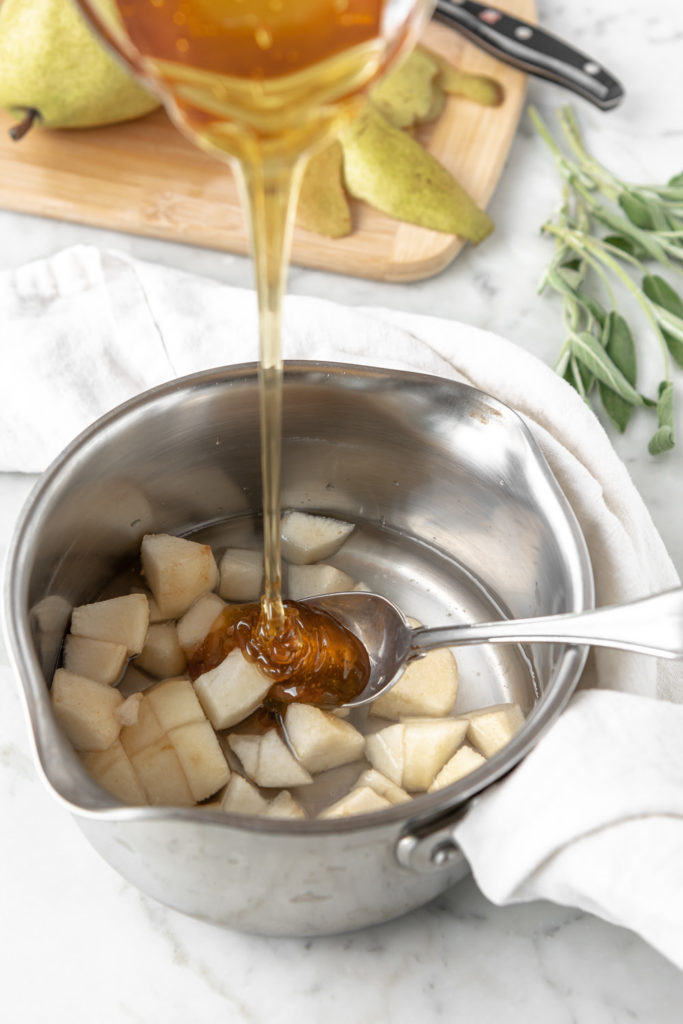 honey, pear, sage simple syrup recipe