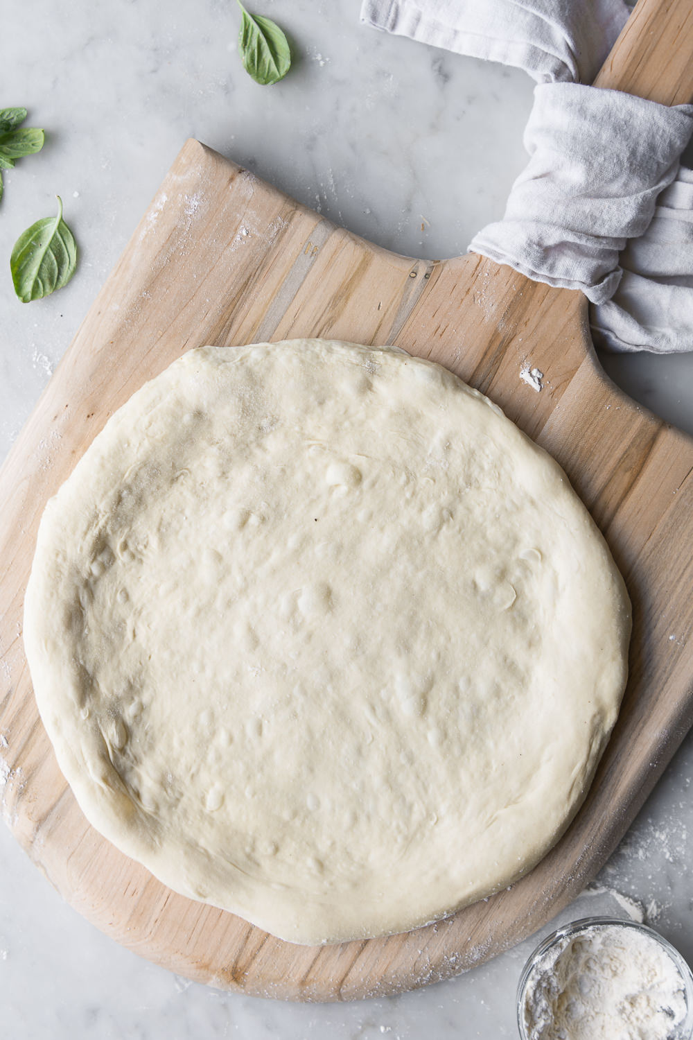 artisan pizza dough crispy, chewy, bubbly crust With Spice