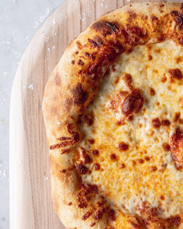 chewy, crispy artisan pizza dough recipe