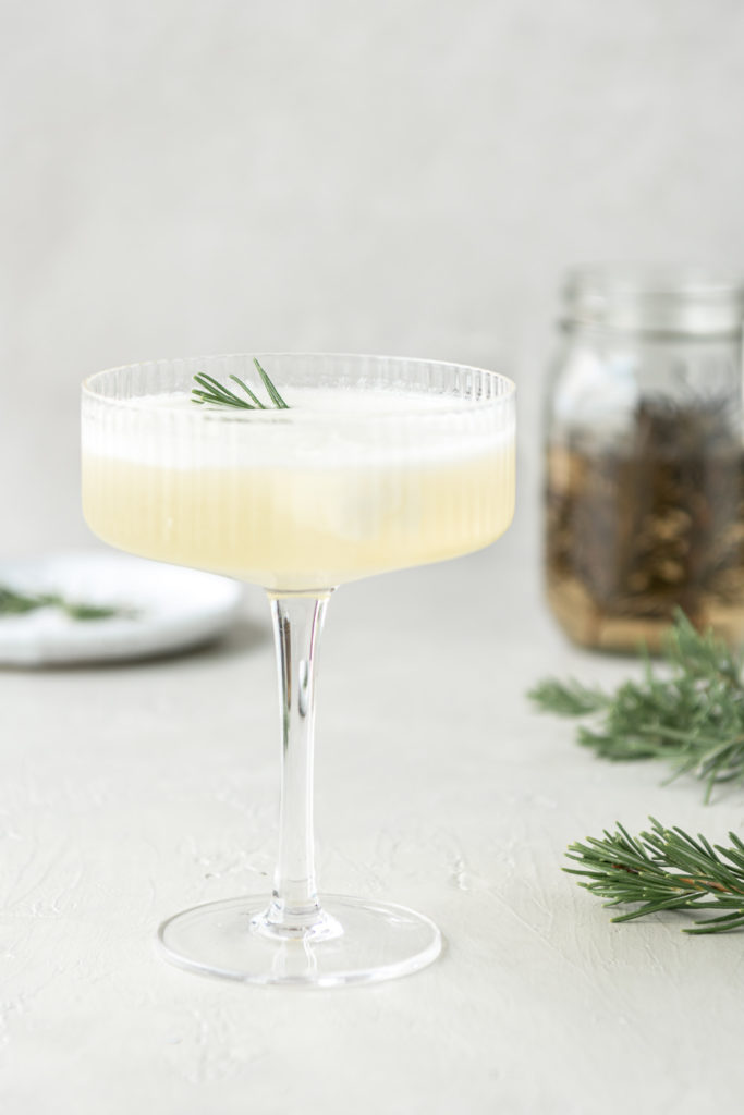 lemon rosemary sgroppino cocktail