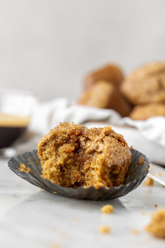 cappuccino muffins with caramelized white chocolate | With Spice