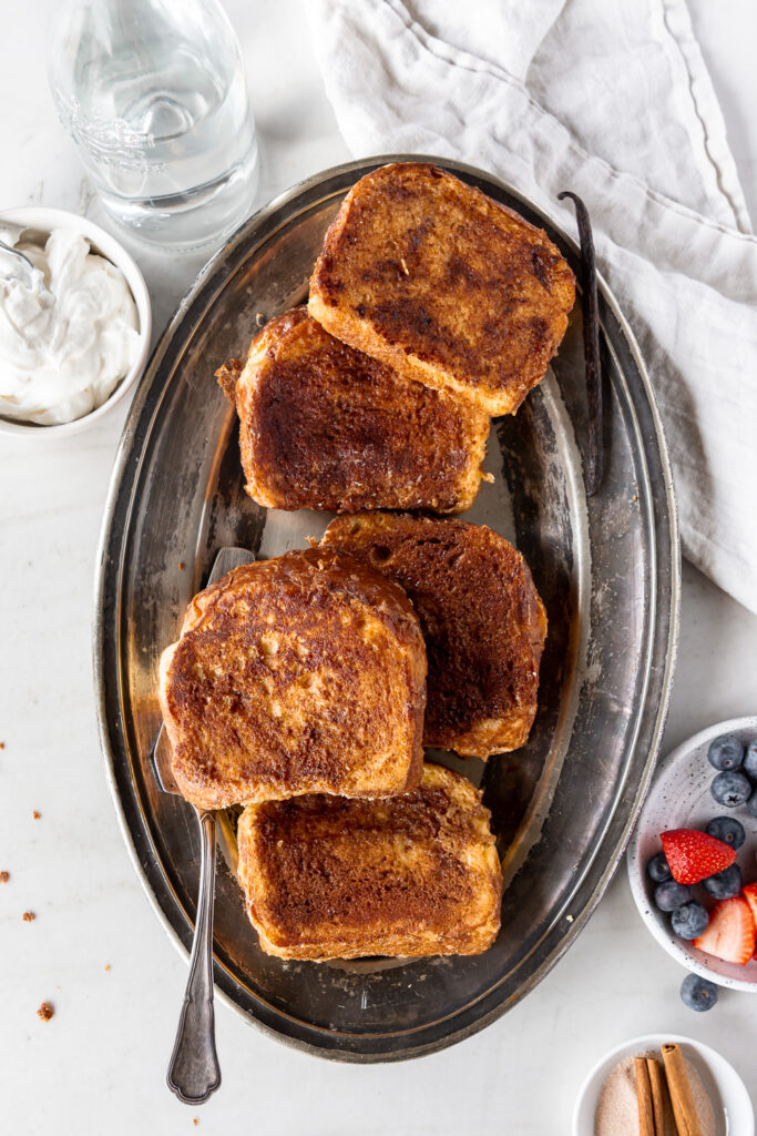 thick cinnamon brioche french toast