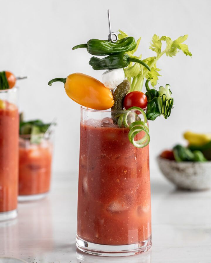 hot and spicy homemade bloody mary mix