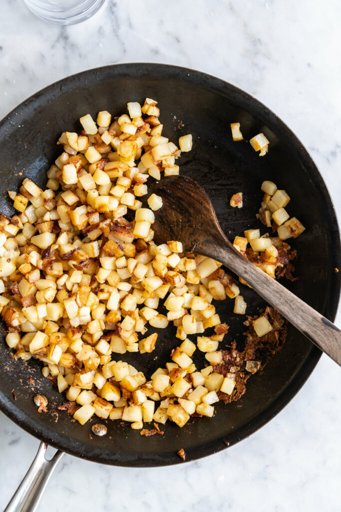 how to make chorizo hash for breakfast