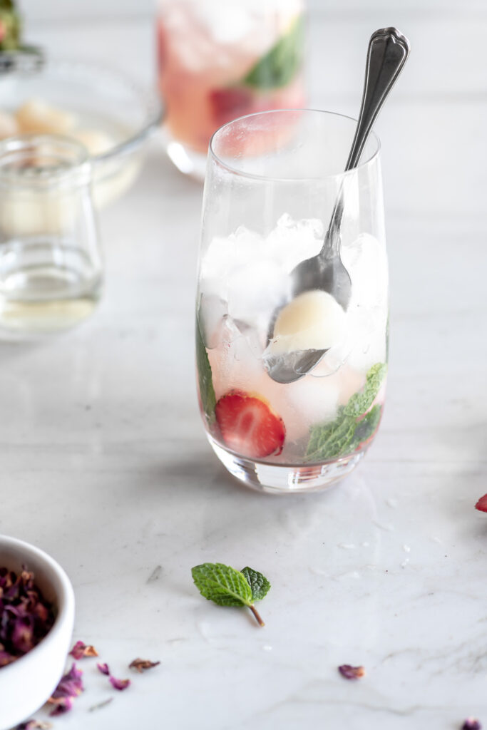 lychee mojito from scratch