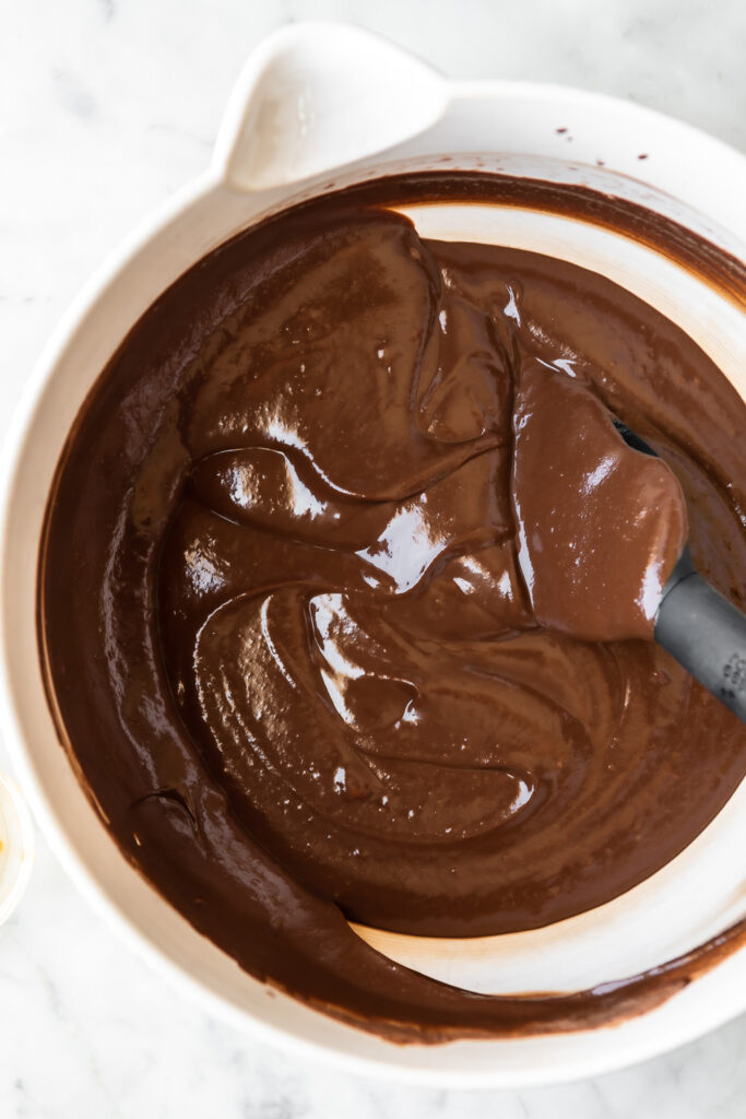 homemade chocolate italian pudding