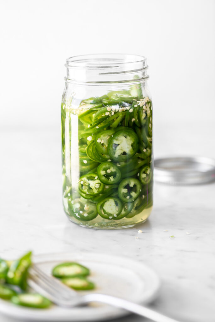 homemade pickled jalapenos