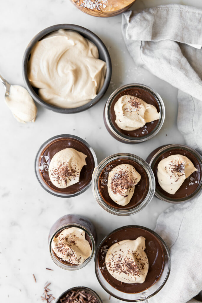 how to make dark chocolate budino