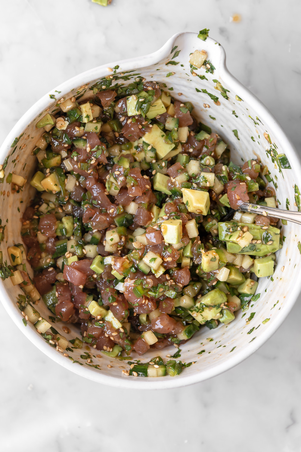 tuna tartare recipe (spicy!) With Spice