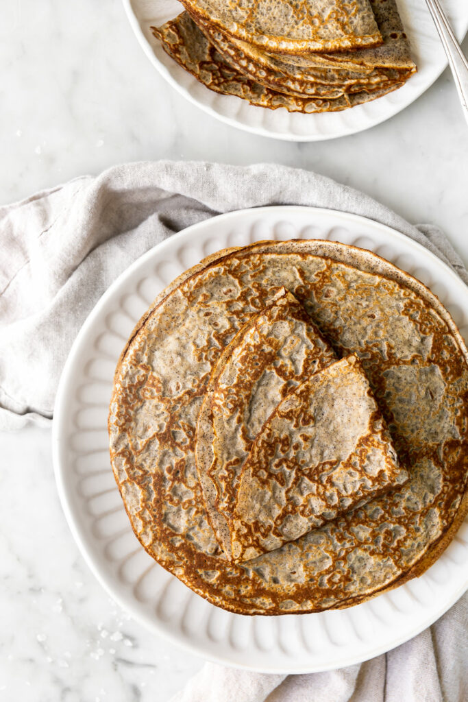 buckwheat flour crepes