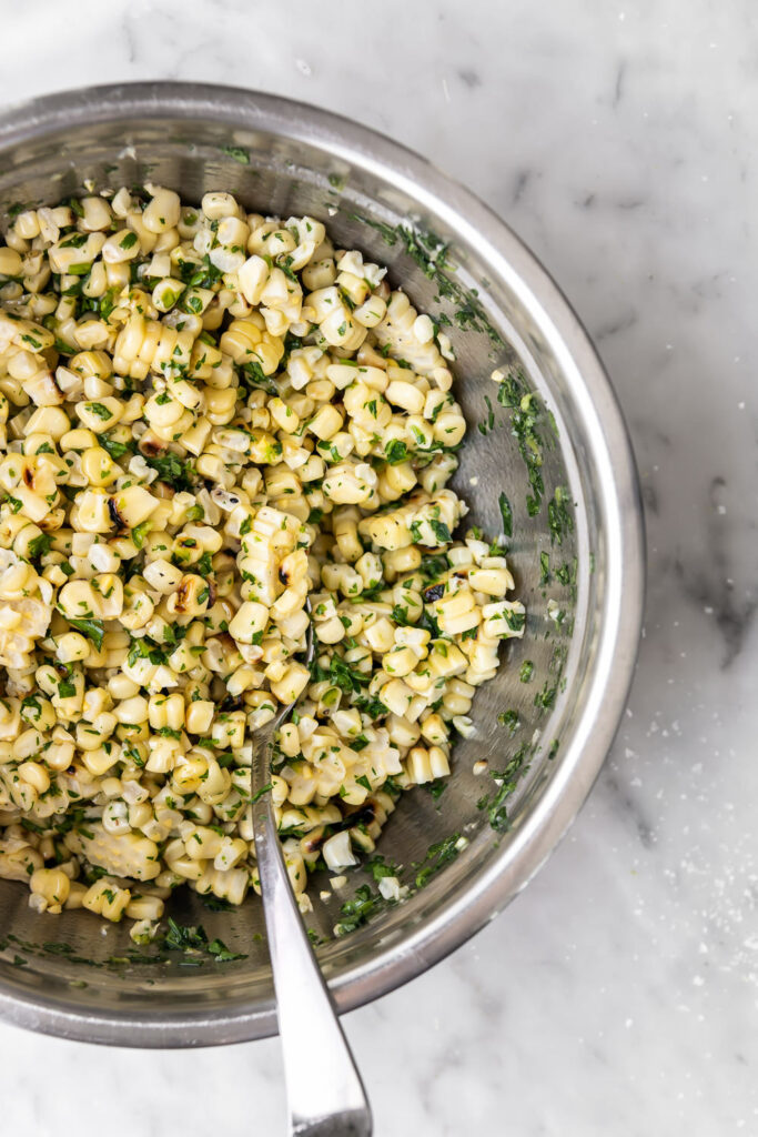 grilled corn salad