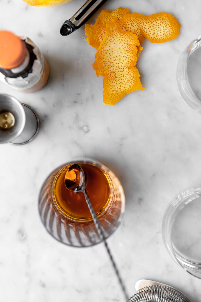 how to make a maple syrup old fashioned