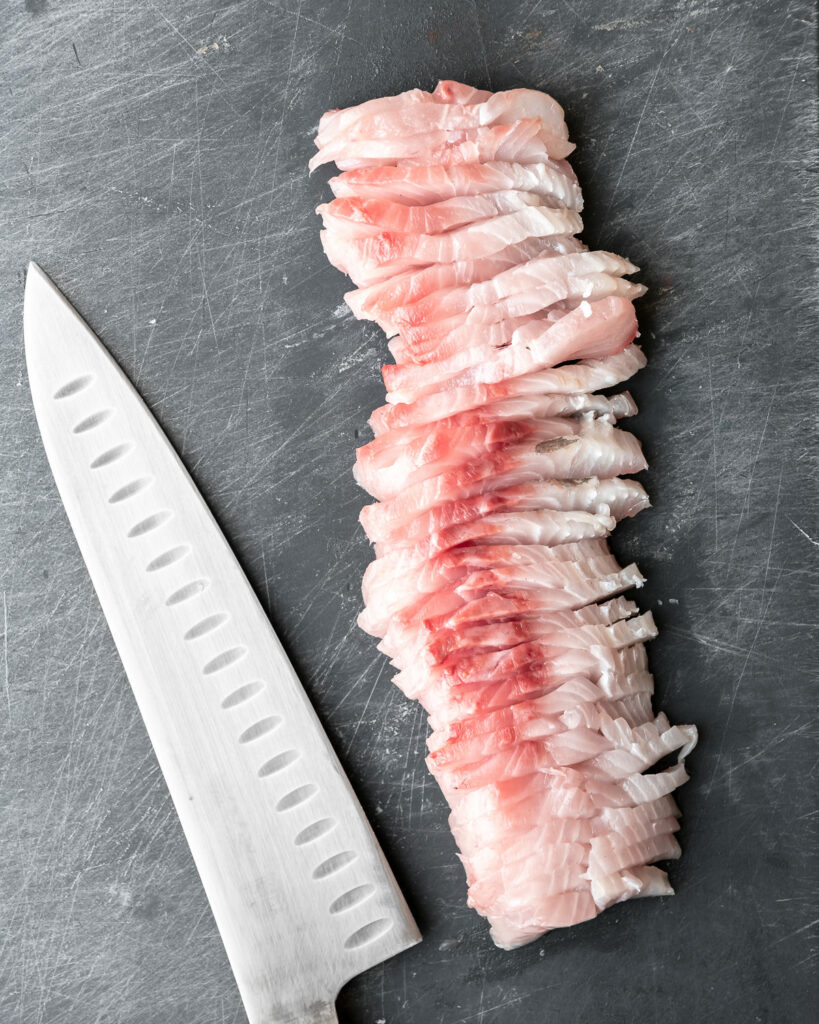 how to slice hamachi