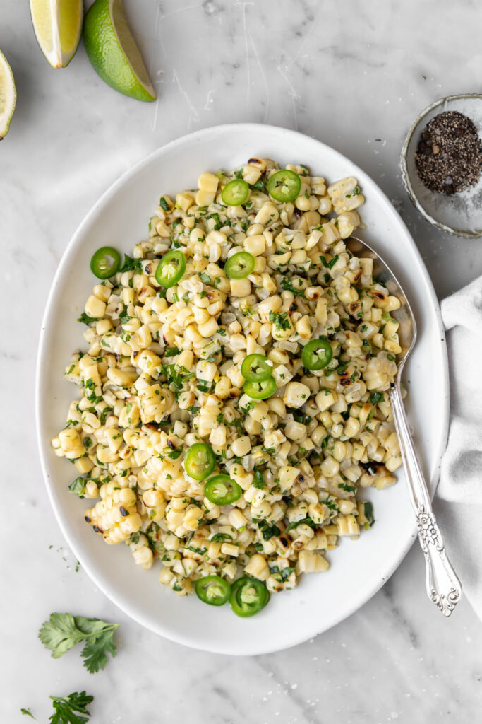 roasted corn salad