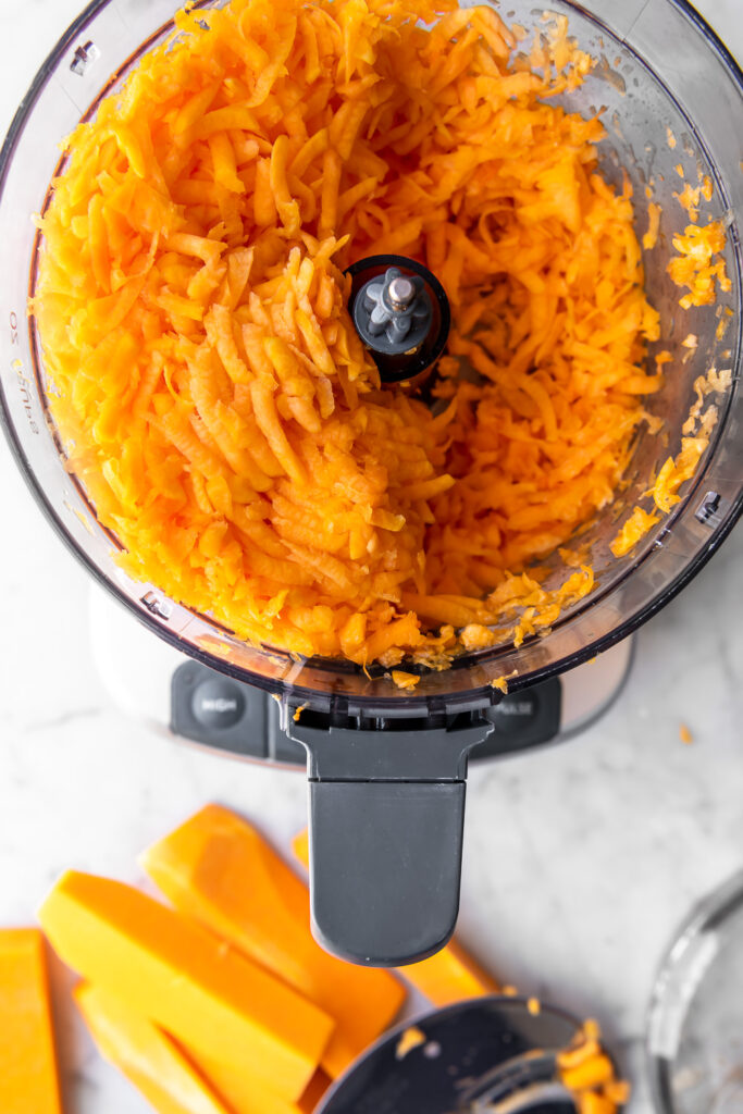 shredded butternut squash