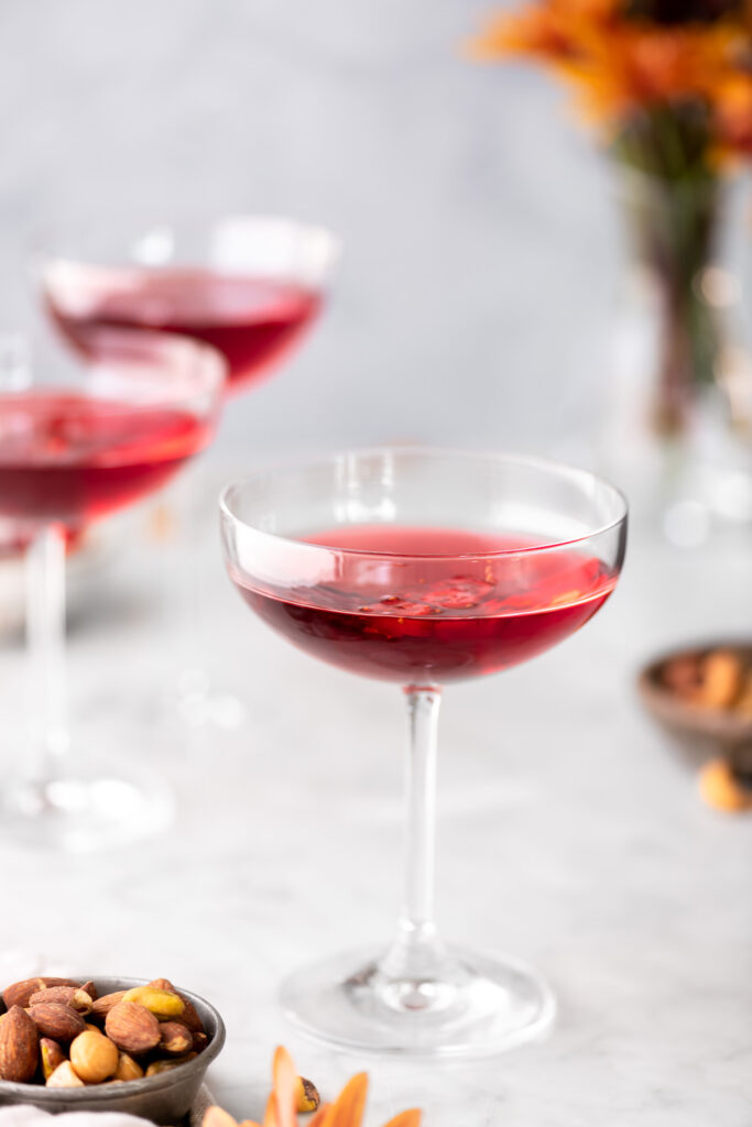 cranberry martini holiday cocktail