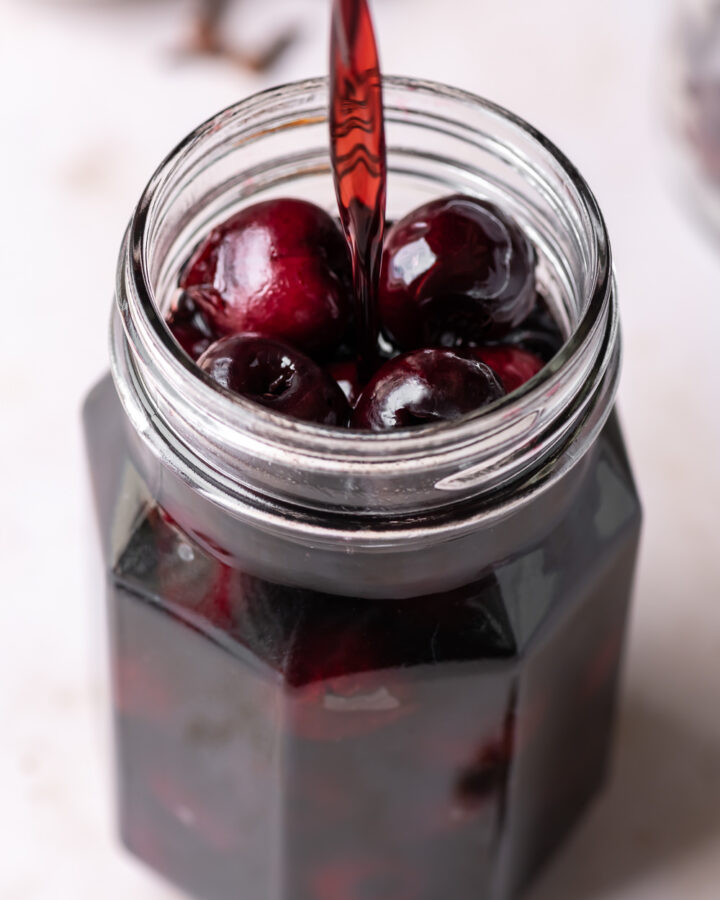 how to make brandied cherries