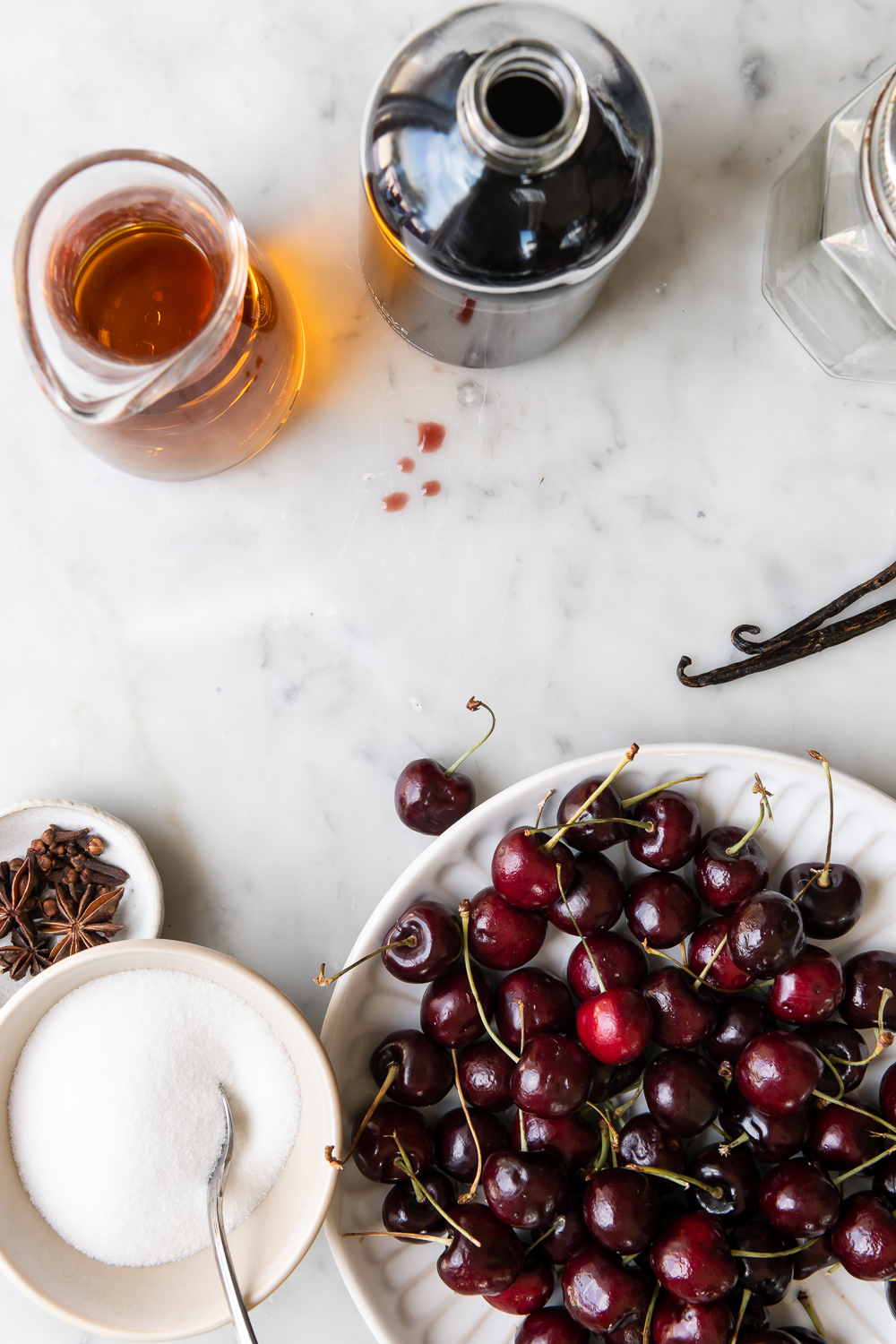 brandied cherries (for cocktails and desserts!) With Spice