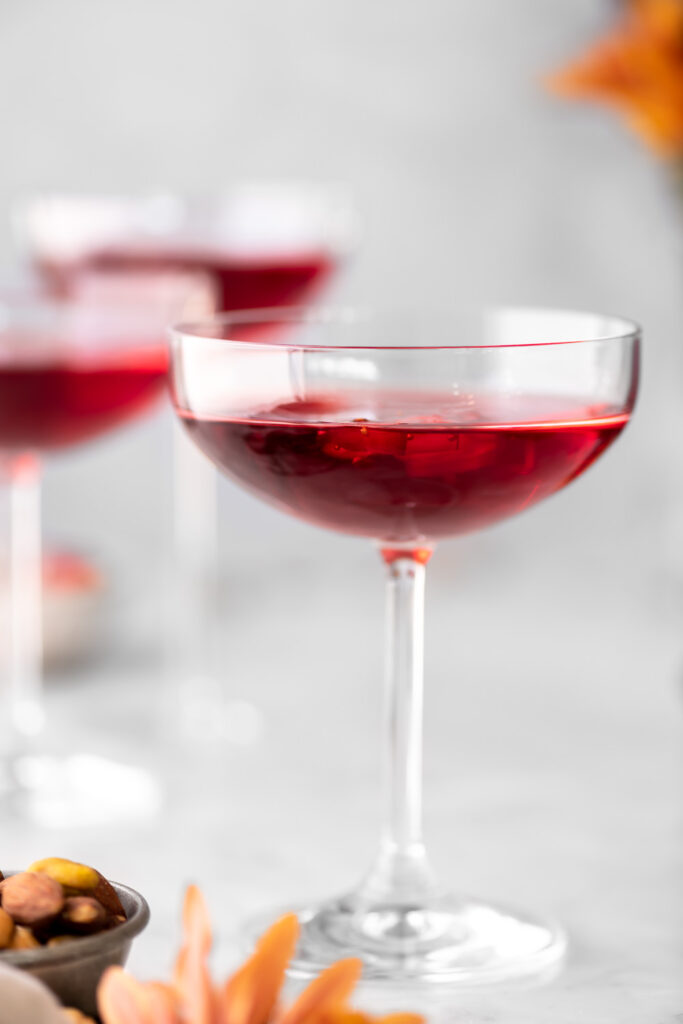 vodka cranberry holiday cocktail