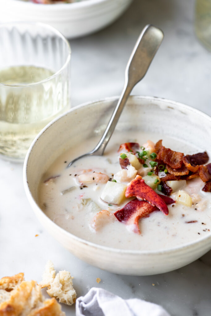 creamy lobster chowder recipe