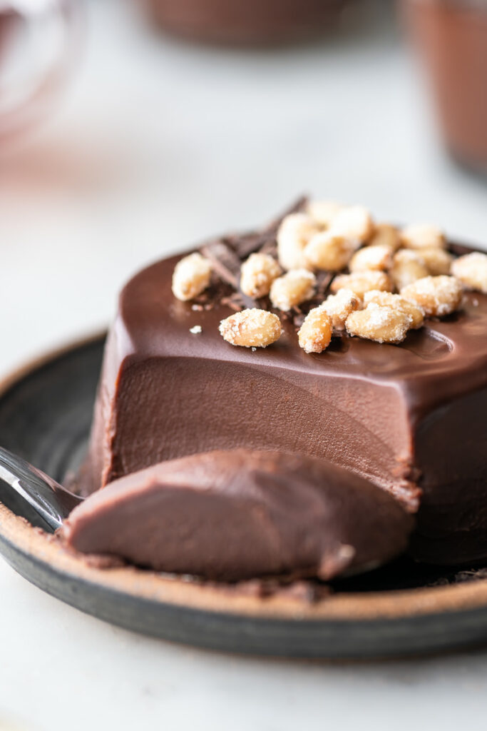 chocolate panna cotta