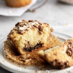 cinnamon filled cinnamon muffins with streusel topping