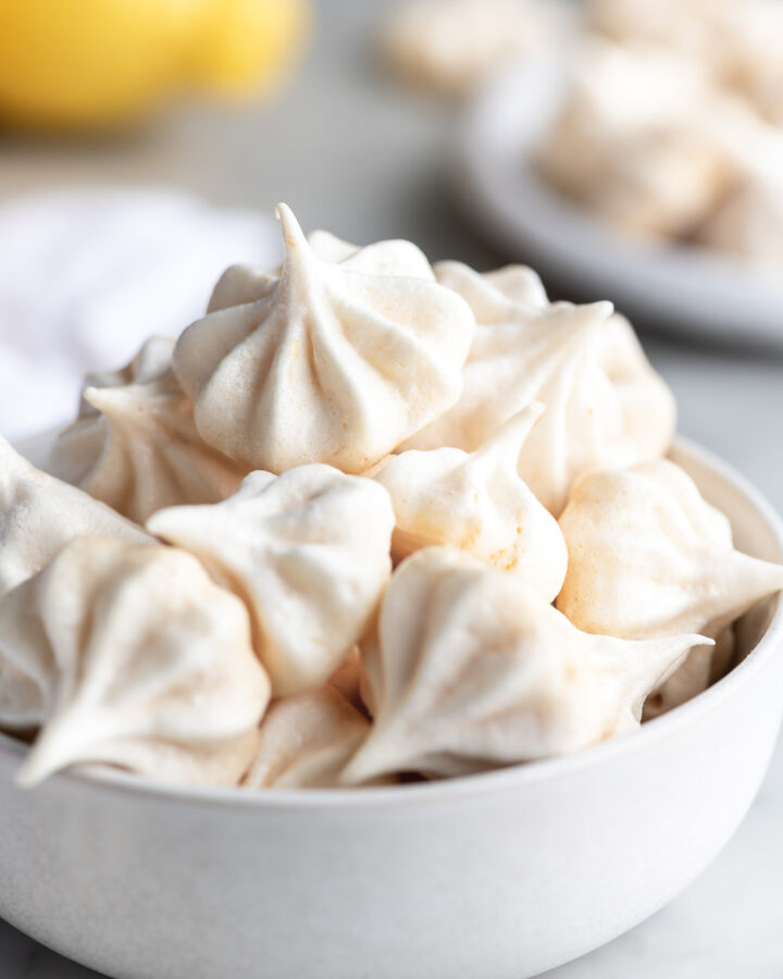 homemade lemon meringue cookies