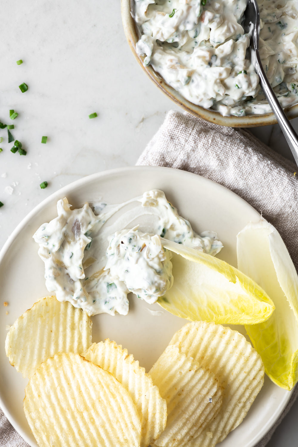 the best sour cream and onion dip With Spice
