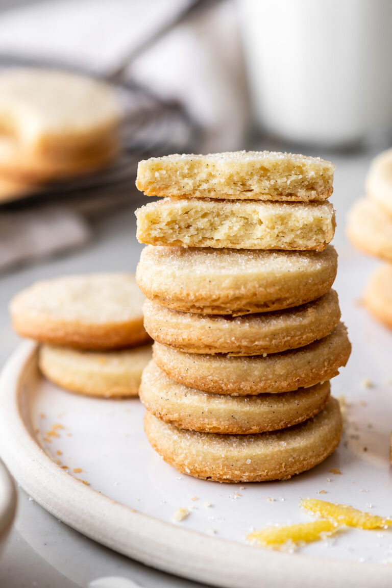 lemon shortbread cookies | With Spice