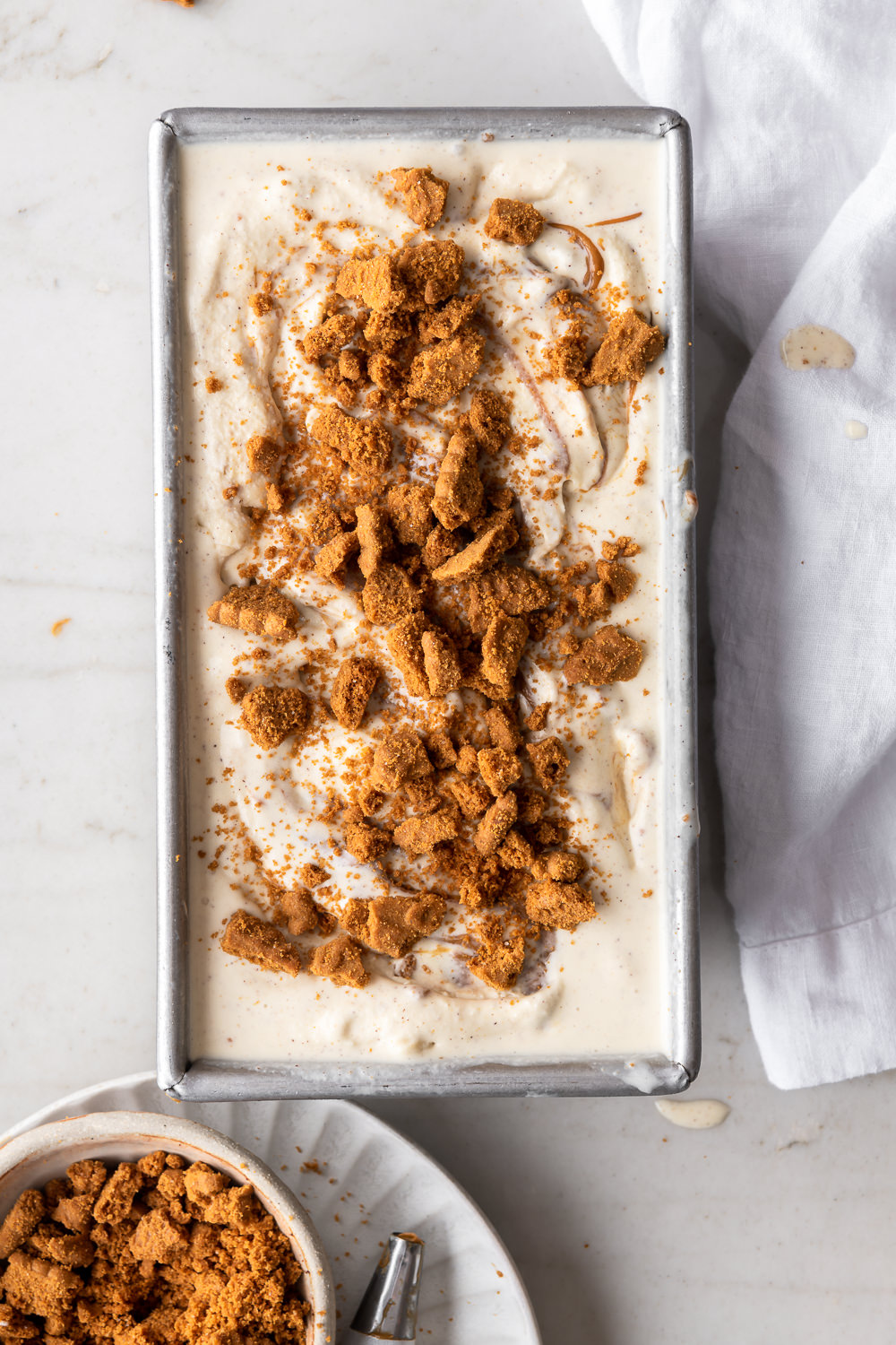 how to make cookie butter ice cream