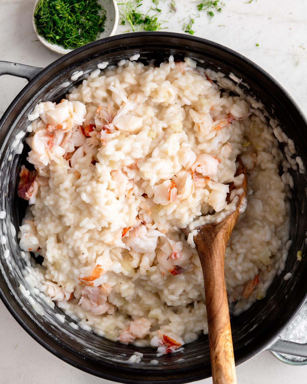 lobster stock risotto