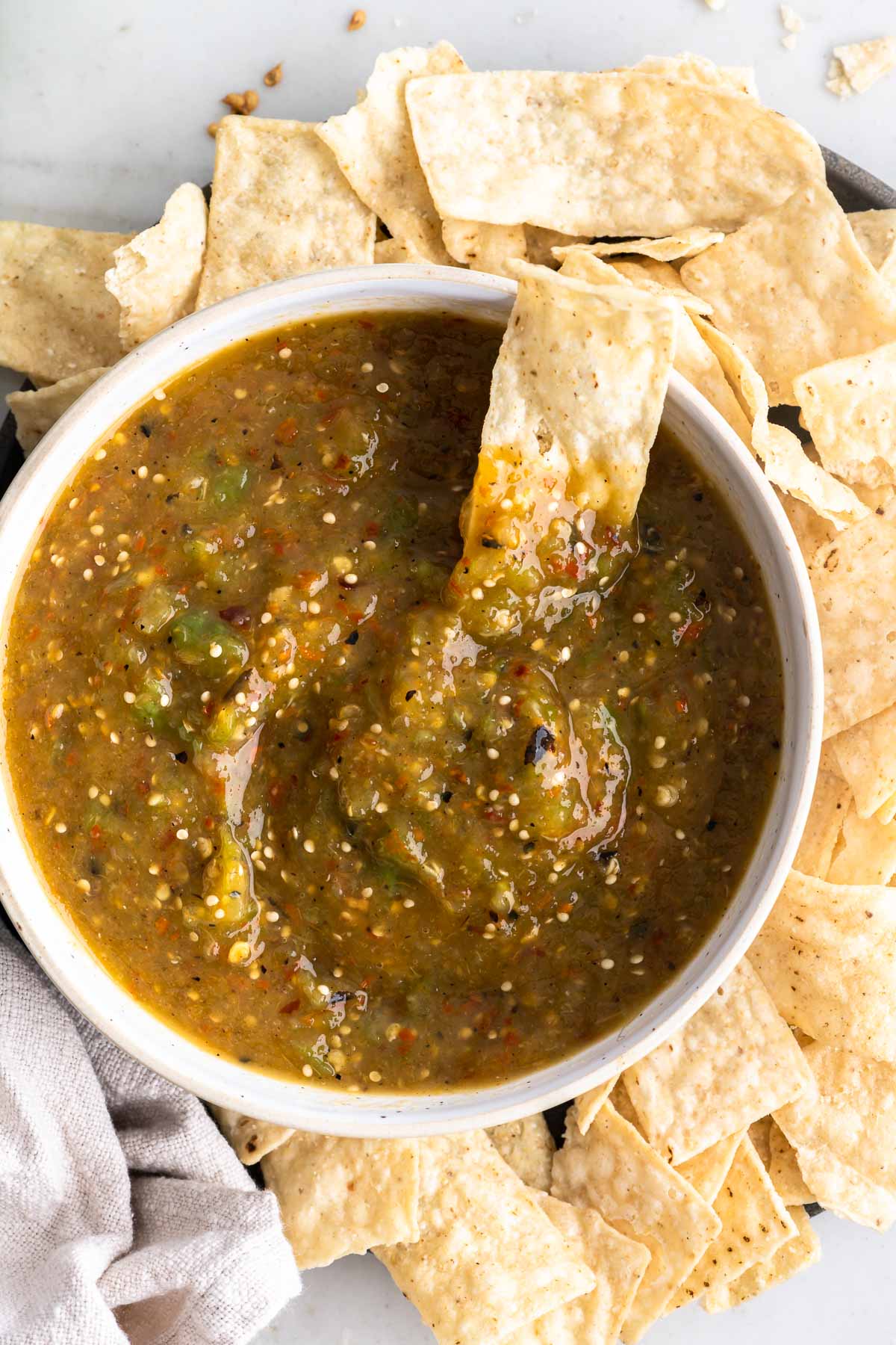 tomatillo red chili salsa | With Spice