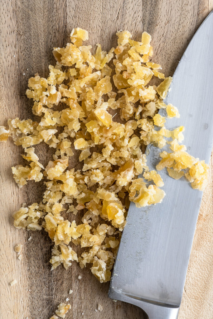 chopped candied ginger