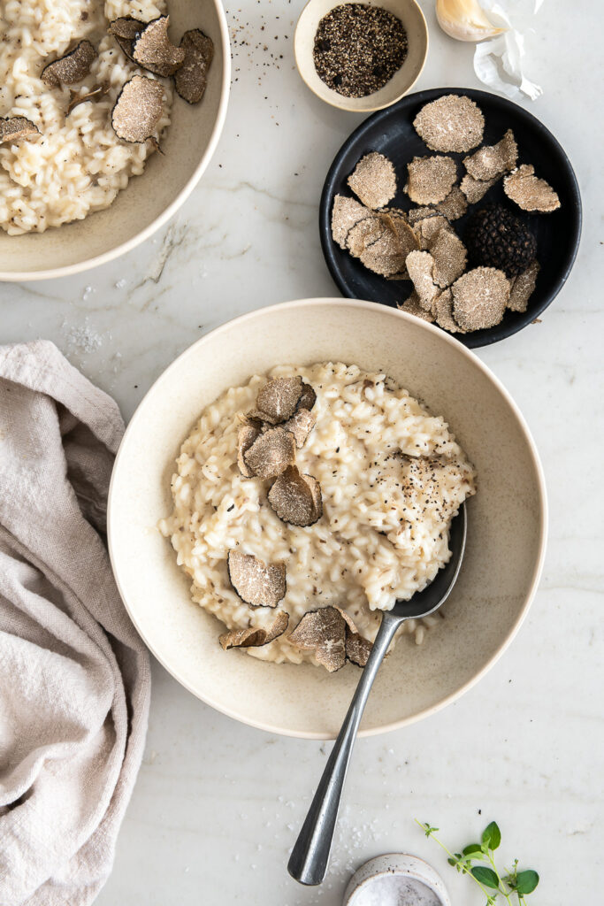 creamy truffle risotto