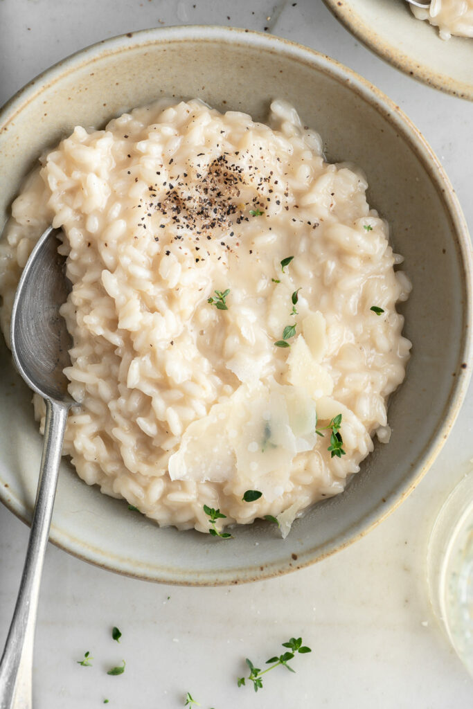 easy parmesan risotto