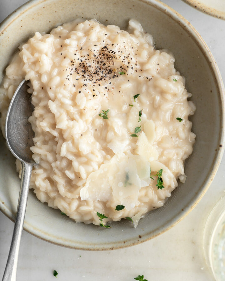 easy parmesan risotto