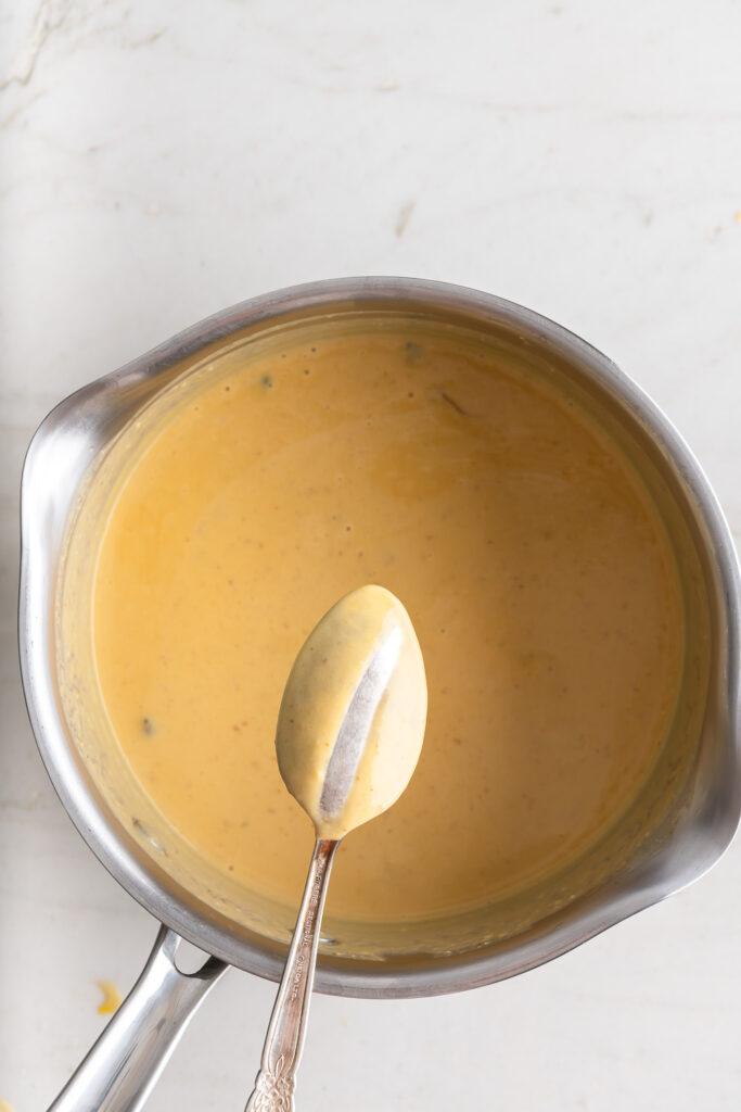 finished pumpkin spice custard