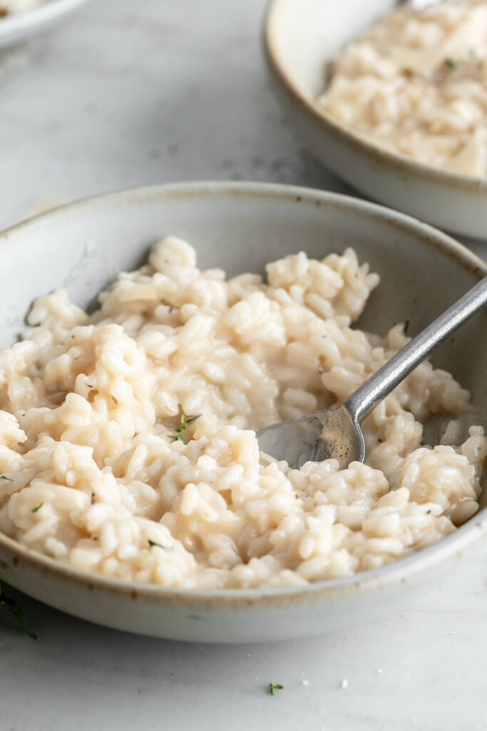 garlic parmesan risotto