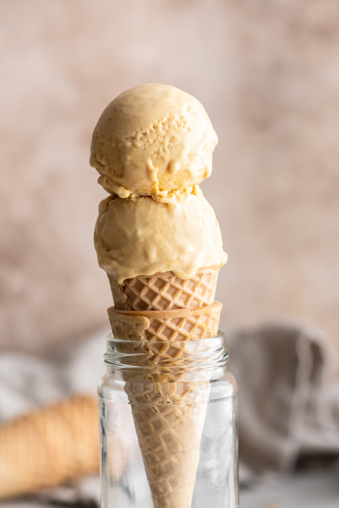 homemade pumpkin ice cream