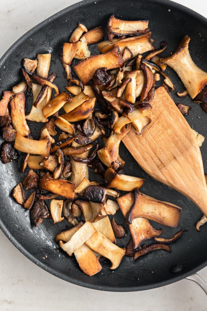 how to make mushroom pizza