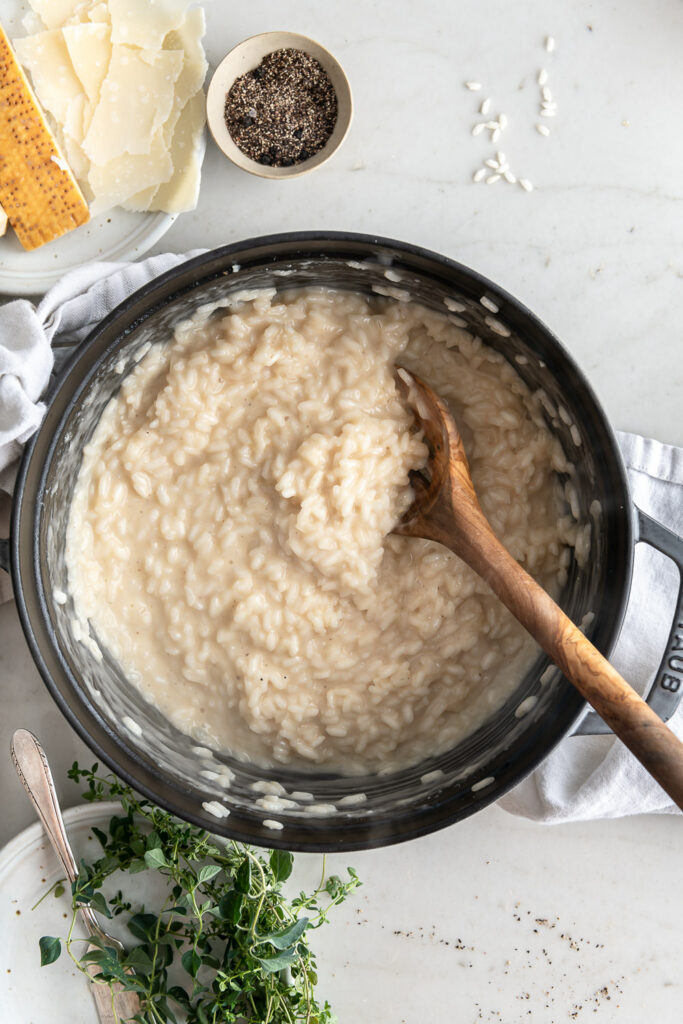 how to make parmesan risotto