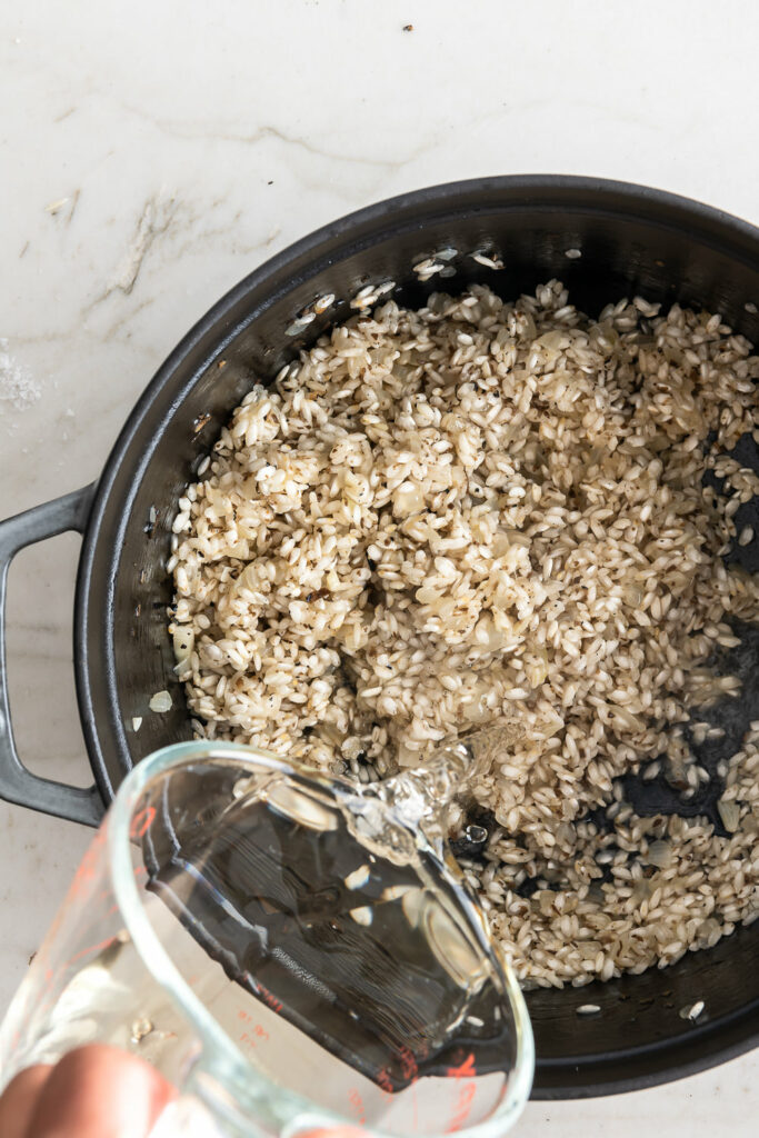 how to make truffle risotto