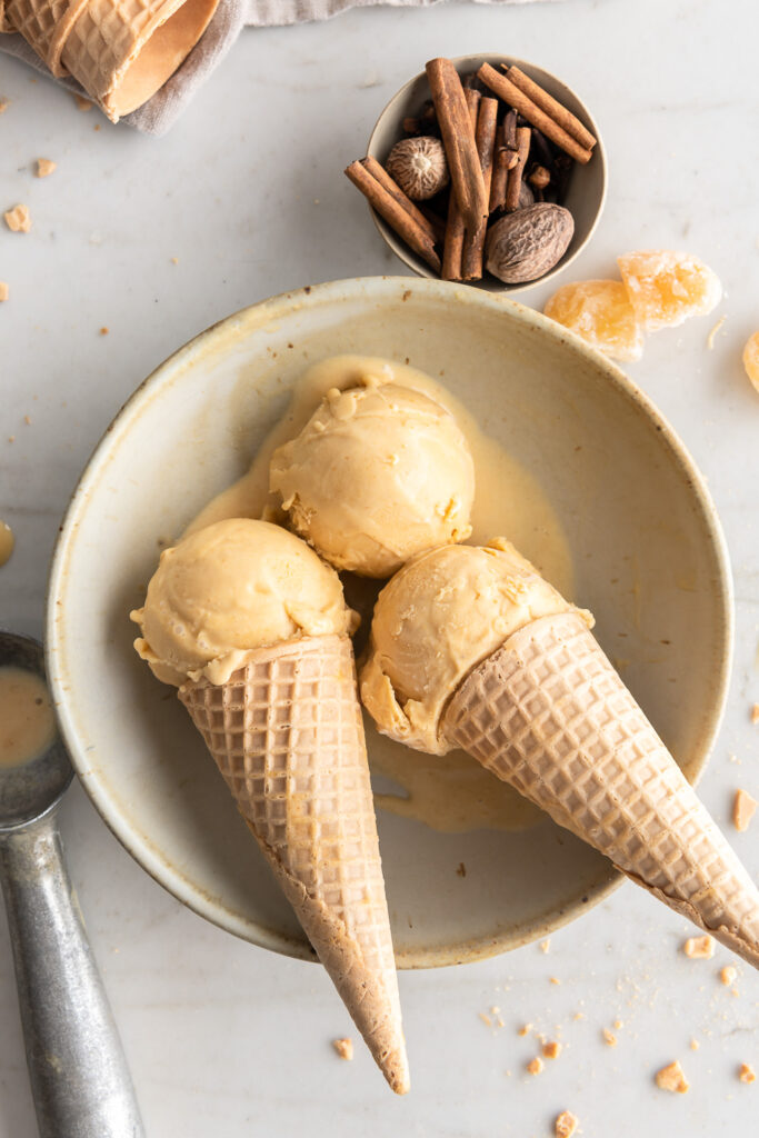 pumpkin pie ice cream