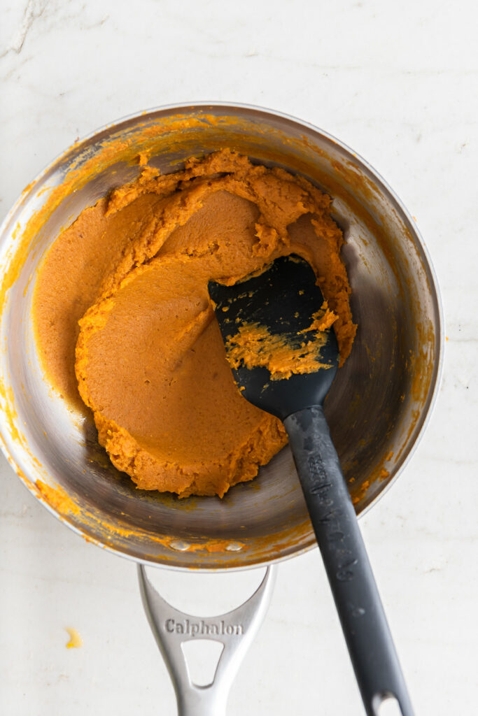 reducing pumpkin puree