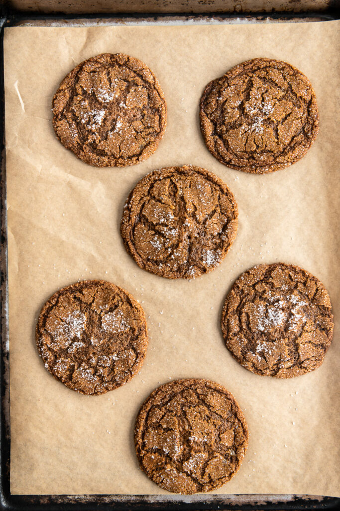 soft chewy molasses cookies