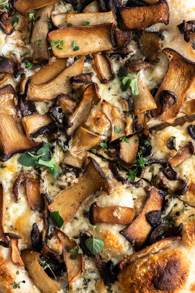 what you need for mushroom pizza